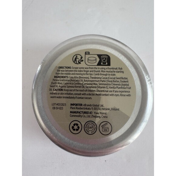 Striking Viking Mustache Wax & Comb Kit Vanilla 2oz 100% Natural NEW - Picture 5 of 6